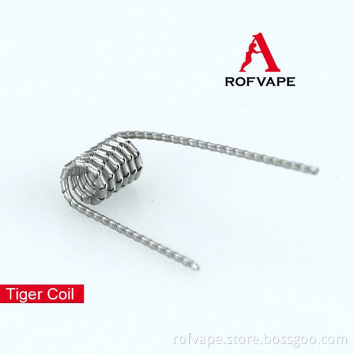 18650 Starter Kits Staple Staggered Fused Clapton Roll Coil Rofvape DIY Wire